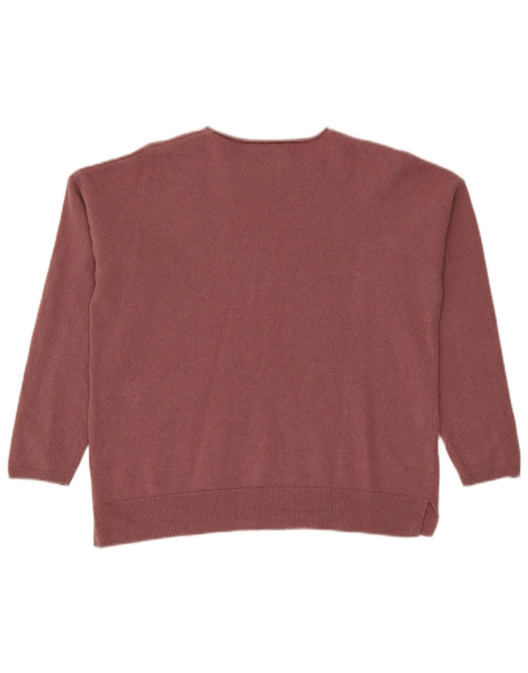 Massimo Dutti Jersey Oversize con Cuello Redondo para Mujer UK 10 Small Rosa