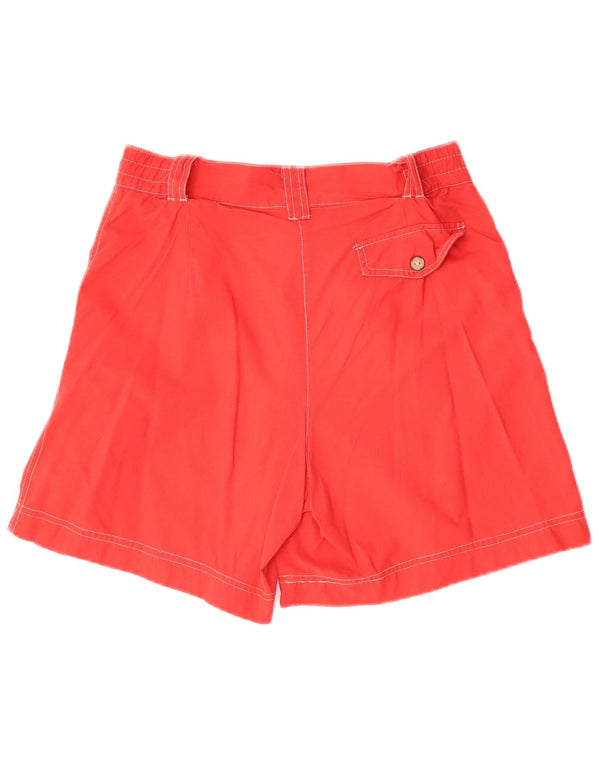 Pantalones cortos casuales vintage para mujer IT 42 Medio W30 Rojo
