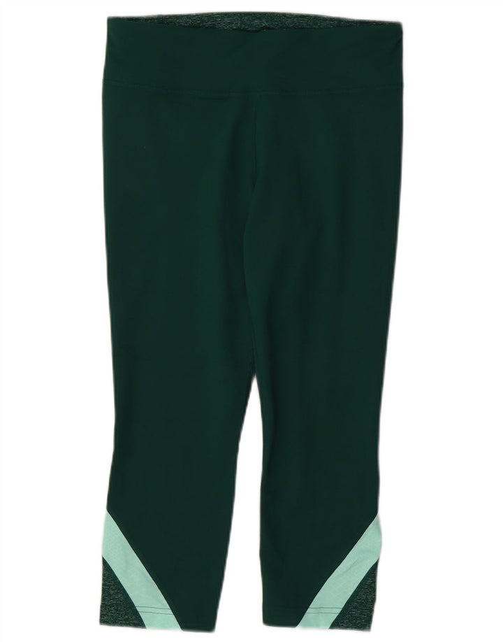 Under Armour Leggings Capri para mujer Reino Unido 10 Pequeño Poliéster verde