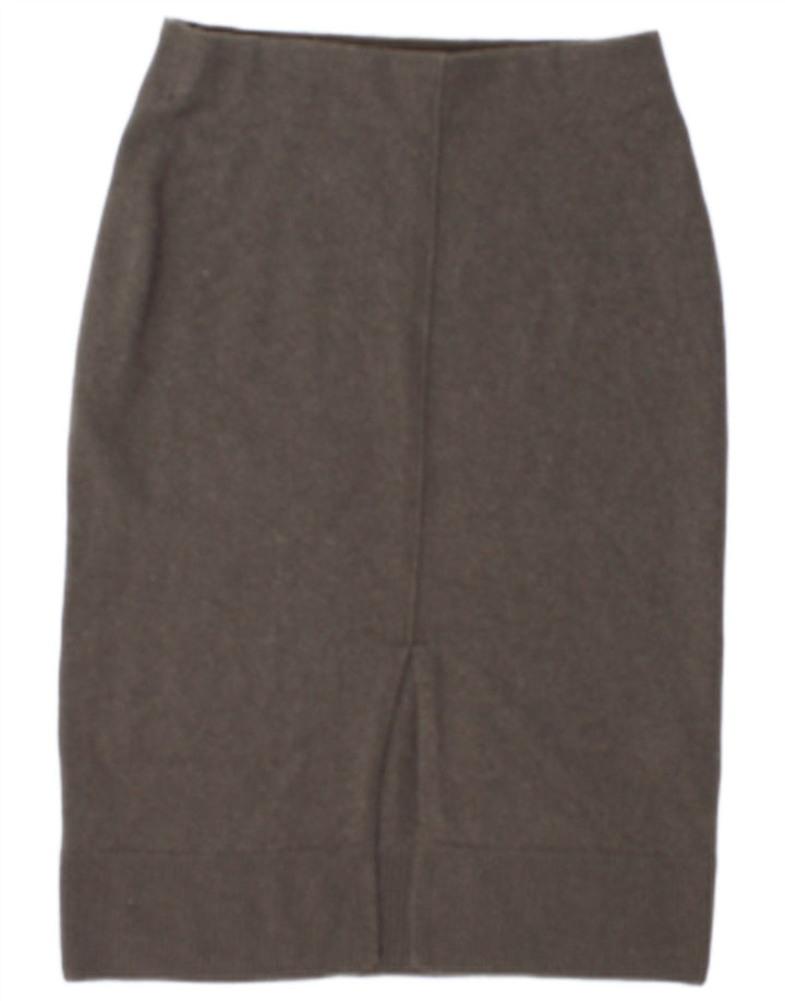 Falda lápiz de punto para mujer Cos pequeña W27 lana gris