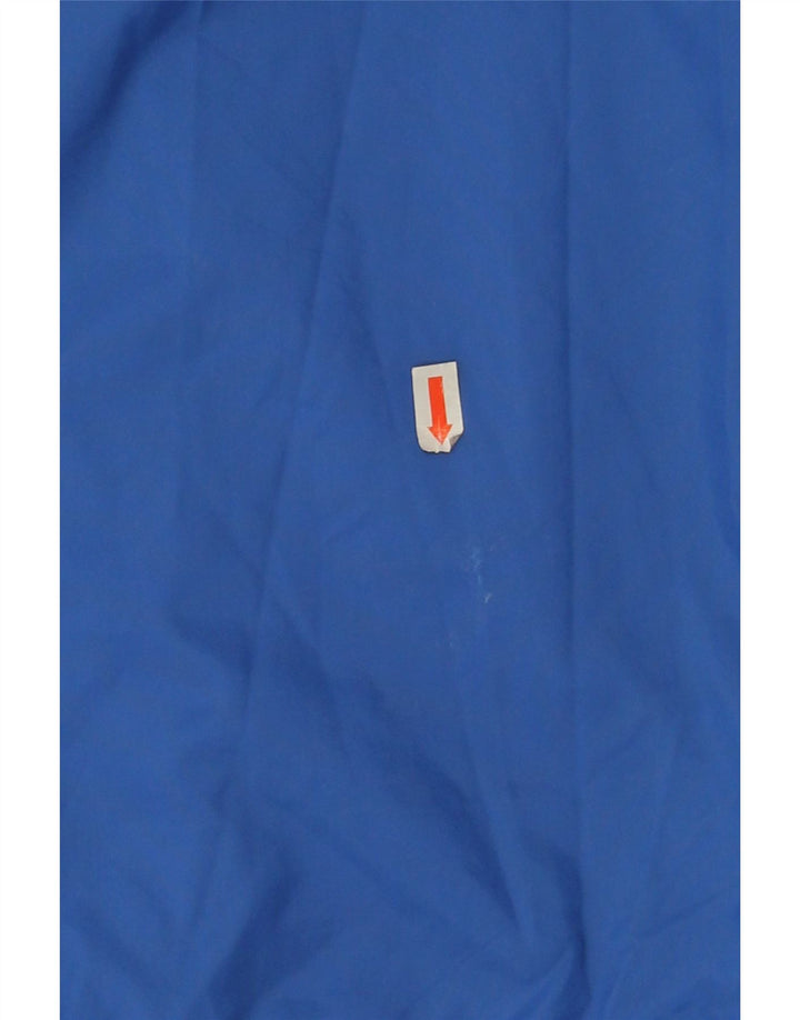 Nike Chubasquero con capucha para niños 10-11 años Nylon color block azul mediano