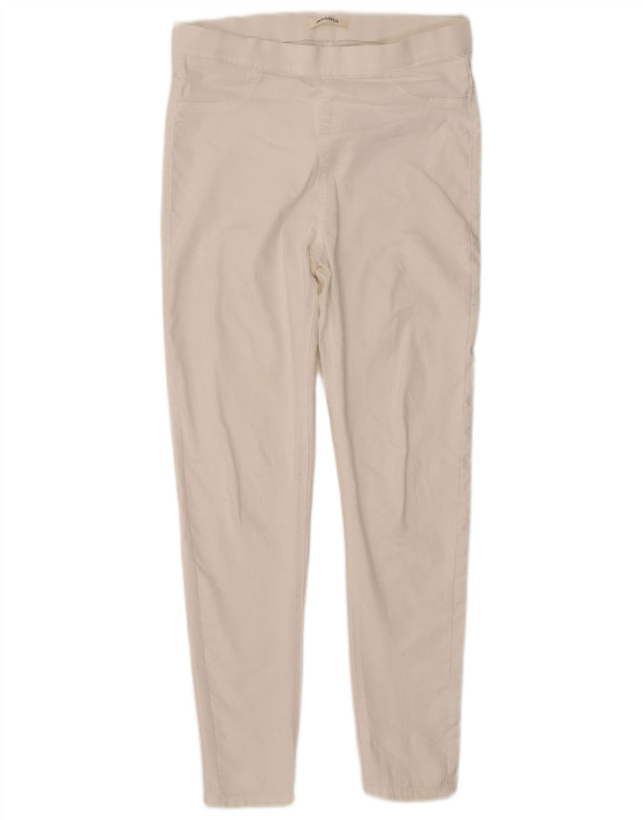 Marks & Spencer Jeans Jegging para Mujer UK 12 Medium W32 L28 Algodón Blanco