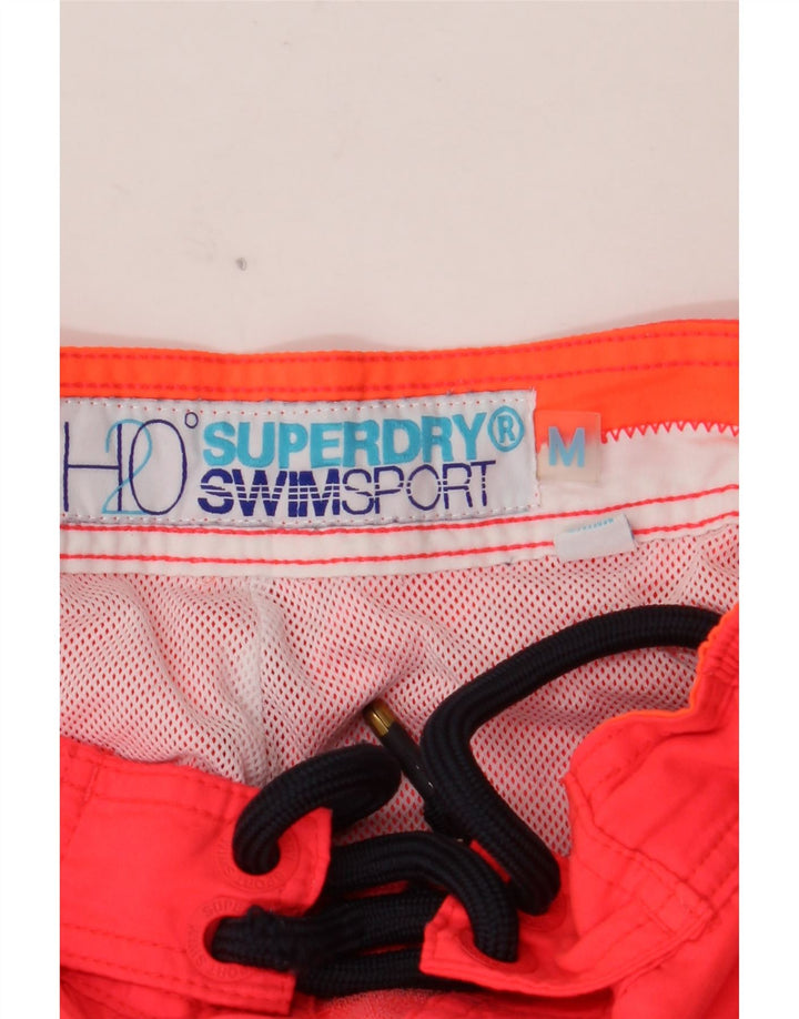 SUPERDRY Hombre Bañador con estampado gráfico Naranja medio Poliéster
