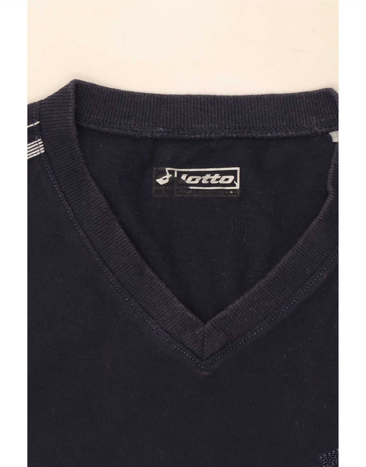 Camiseta Lotto Hombre Top Medium Azul Marino