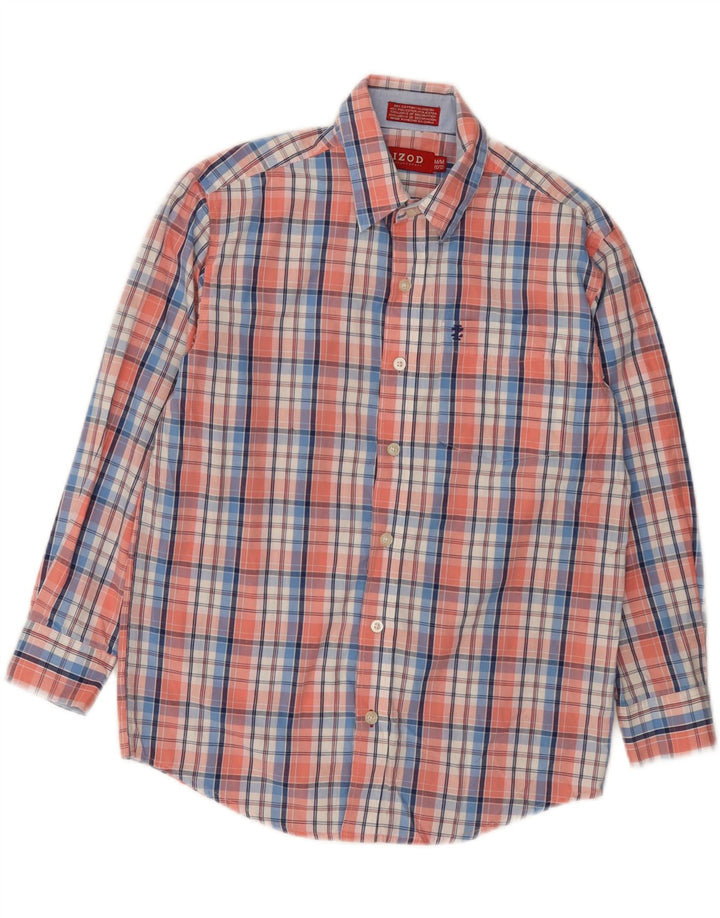 Izod Camisa Niño 10-11 Años Mediana Algodón Cuadros Multicolor