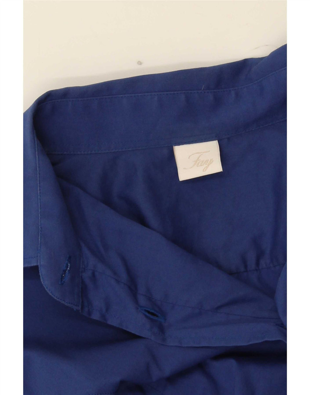 Camisa Fay para mujer UK 46 Large Blue Cotton