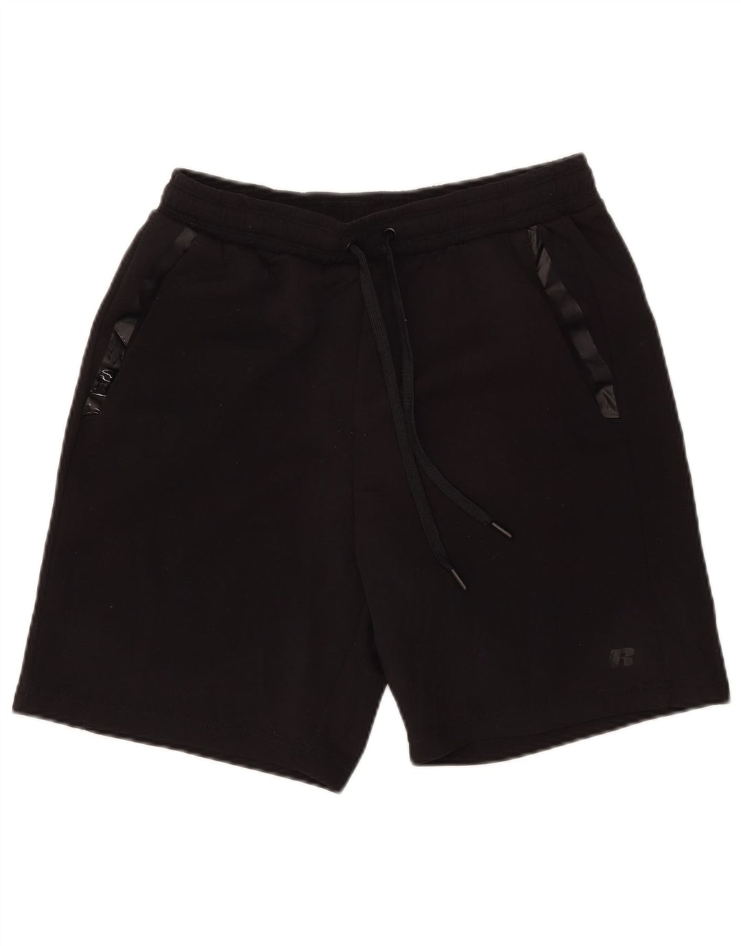Russell Athletic Pantalones cortos deportivos para hombre Poliéster negro mediano