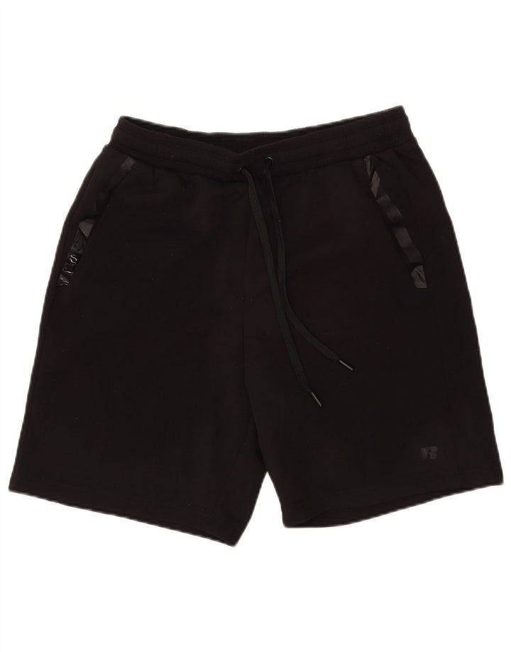 Russell Athletic Pantalones cortos deportivos para hombre Poliéster negro mediano