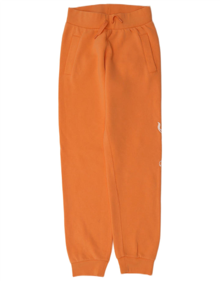 JUICY COUTURE Pantalones de chándal con estampado gráfico para mujer Joggers UK 4 XS Naranja