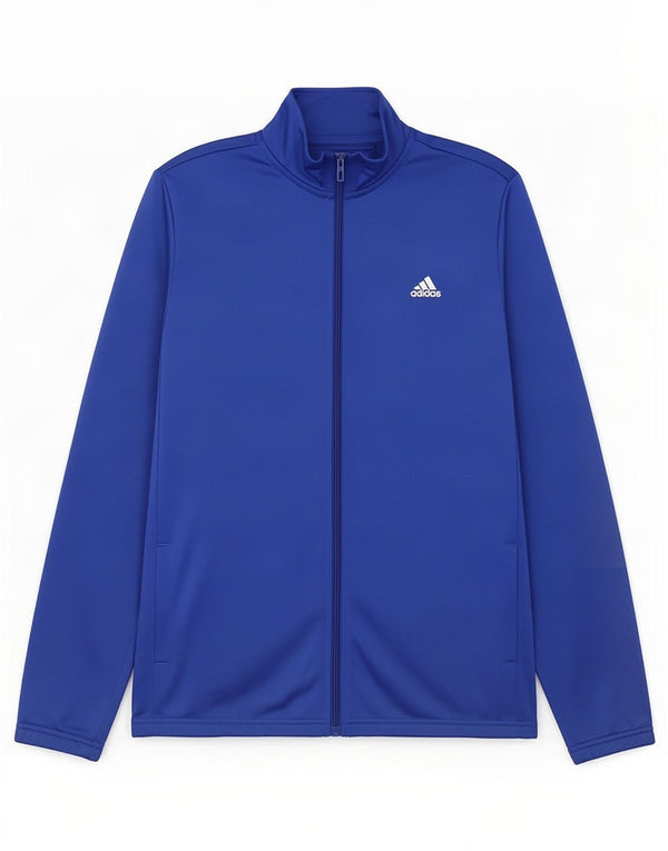 Adidas Boys Graphic Chándal Top Chaqueta 15-16 Años Azul Poliéster