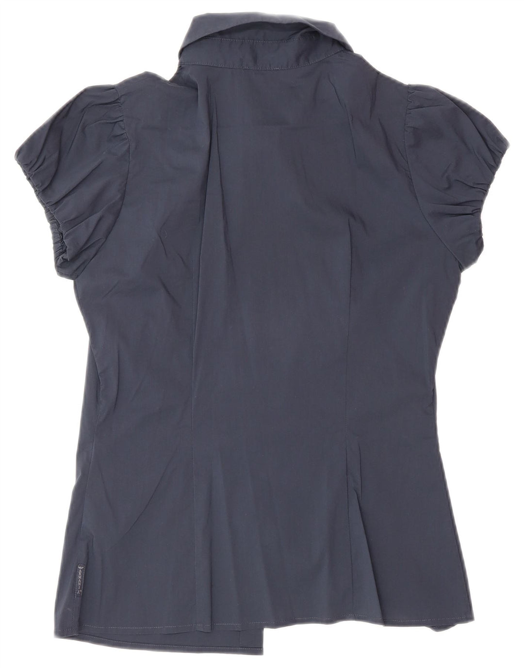 Armani Blusa camisera para mujer EU 40 Medio Azul marino Algodón