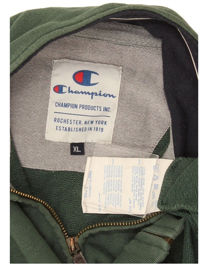 Champion Chaqueta De Chándal Para Hombre XL Algodón Verde