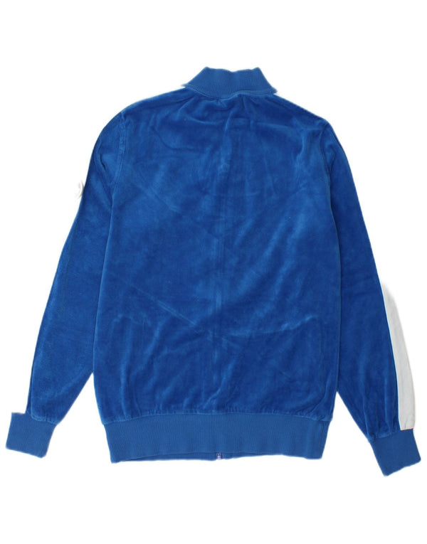 Colmar Chaqueta de chándal de terciopelo para mujer UK 10 Small Blue Cotton
