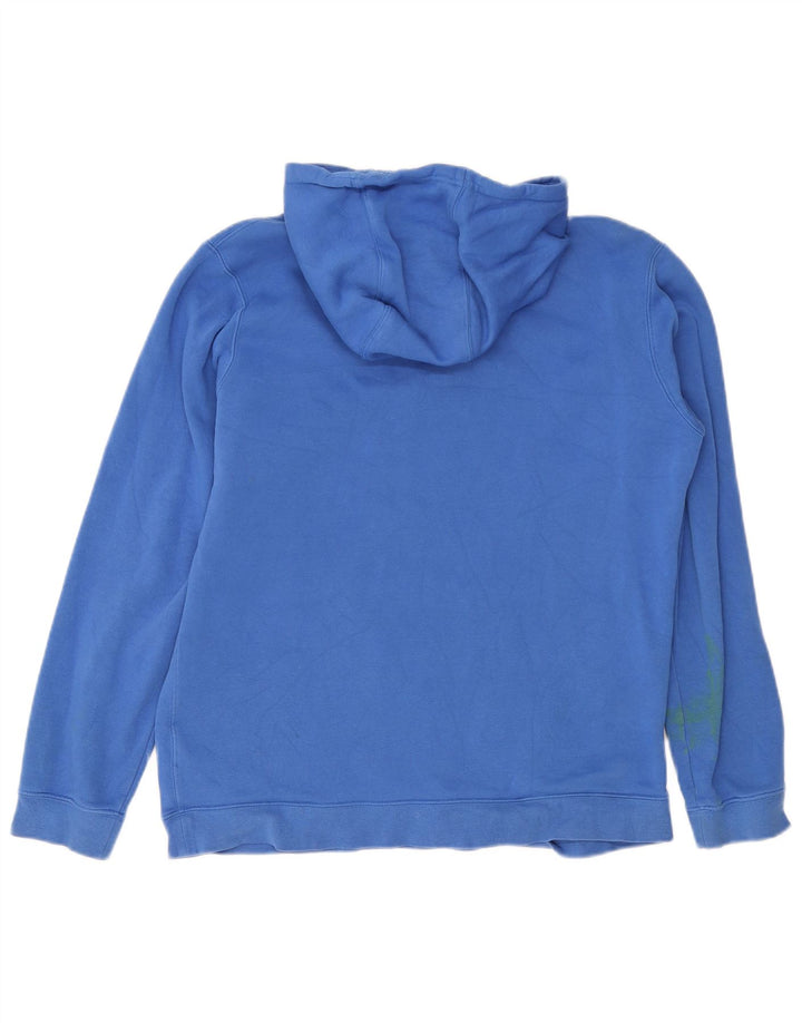 Nike Jersey con capucha para hombre, talla grande, algodón azul