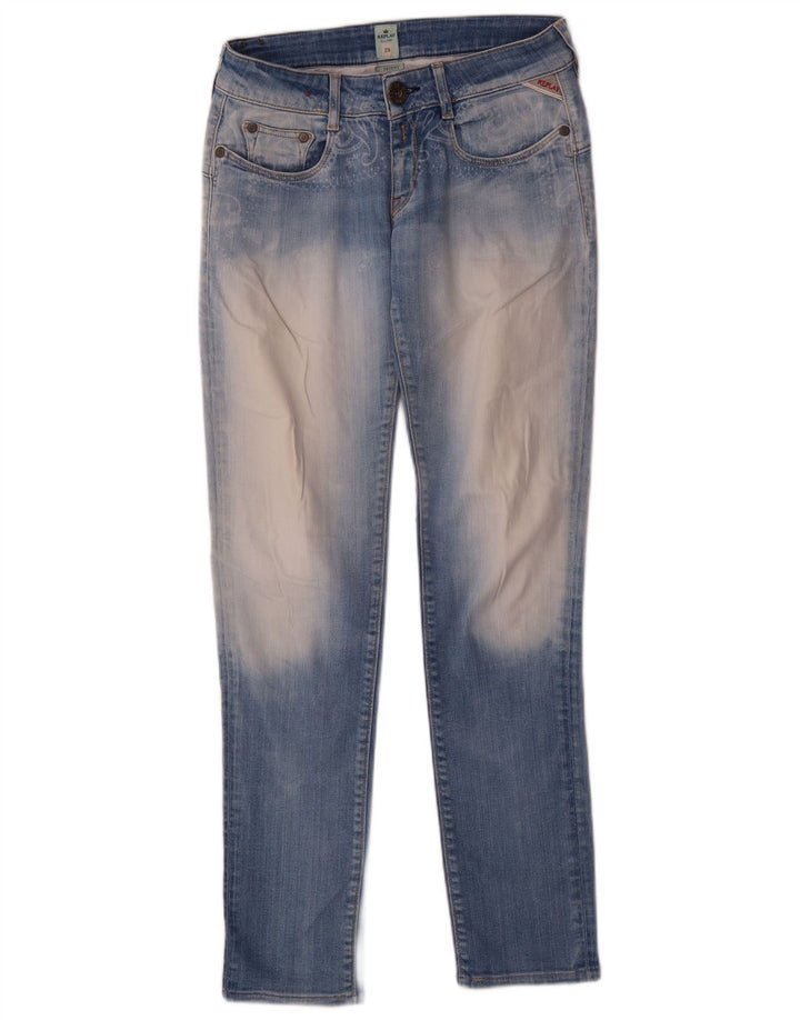 Vaqueros pitillo para mujer Replay W28 L30 Azul
