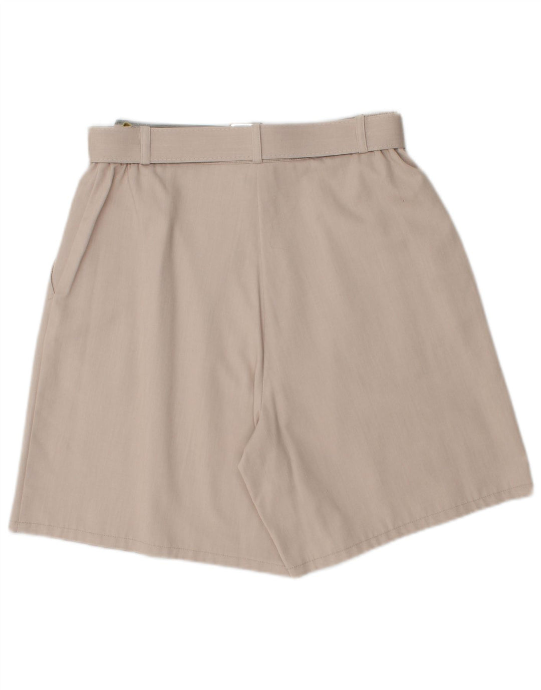 Pantalones cortos casuales de cintura alta para mujer Ecco EU 38/40 Medium W28 Beige Poliéster