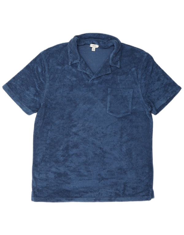 Reiss Polo De Terciopelo Para Hombre XL Azul Modal