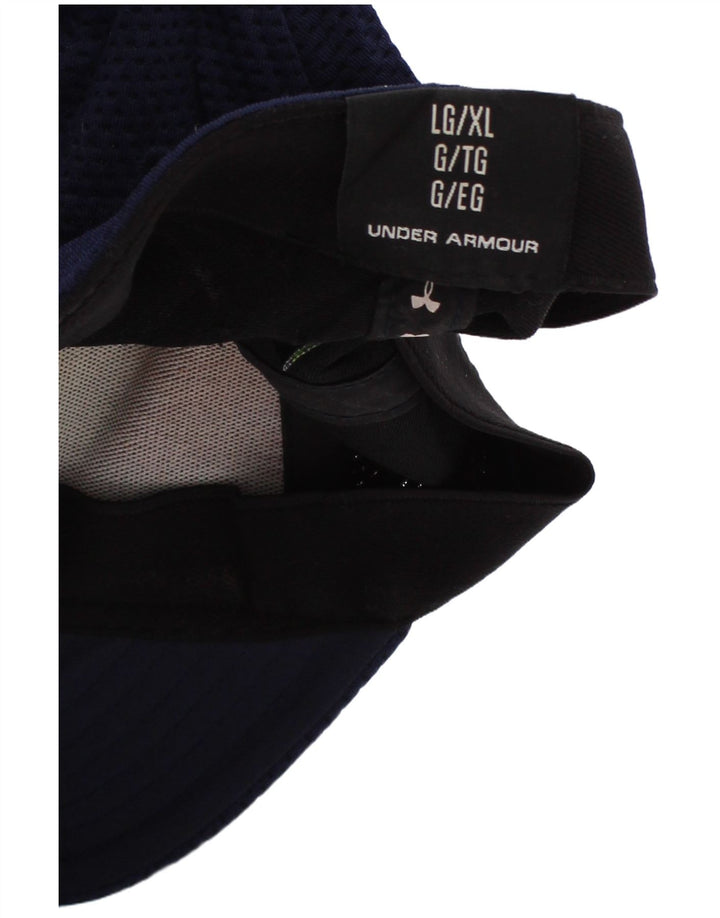 Under Armour Gorra de béisbol gráfica para hombre grande/XL azul marino