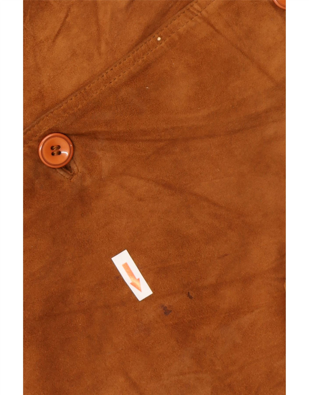 Vintage hombres ante bomber chaqueta IT 56 3XL ante marrón