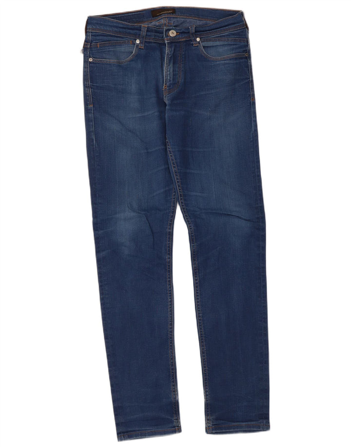Zara Vaqueros Slim para Hombre EU 40 Medium W31 L31 Azul
