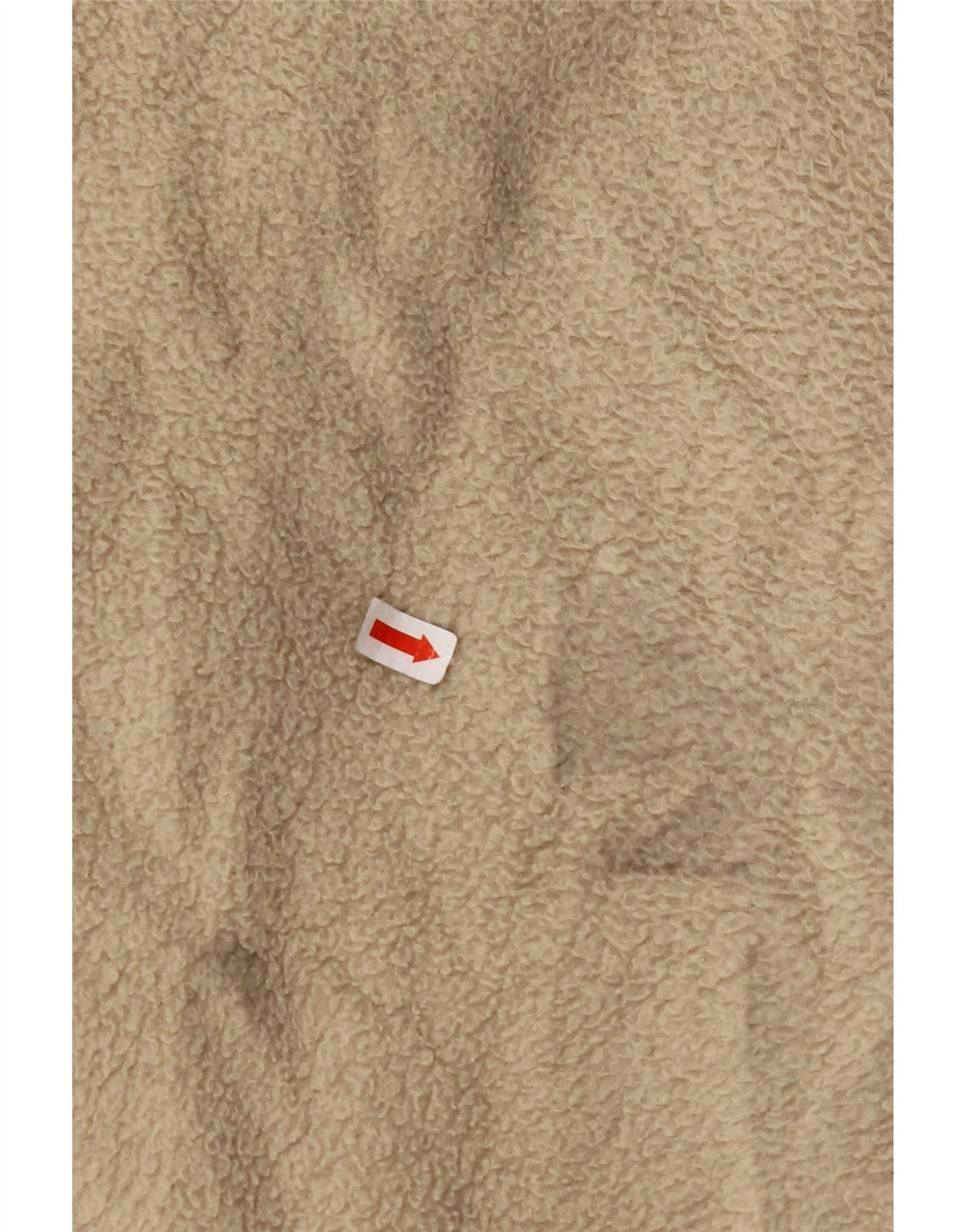 FILA Chaqueta polar para hombre UK 36 Small Beige Colorblock Poliéster