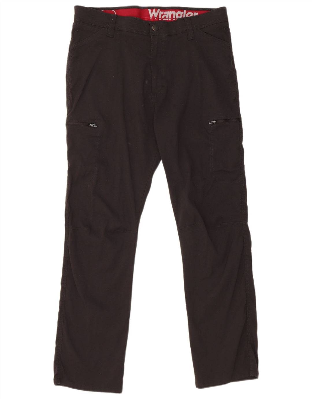 Pantalón cargo Wrangler para hombre W36 L30 Nylon negro