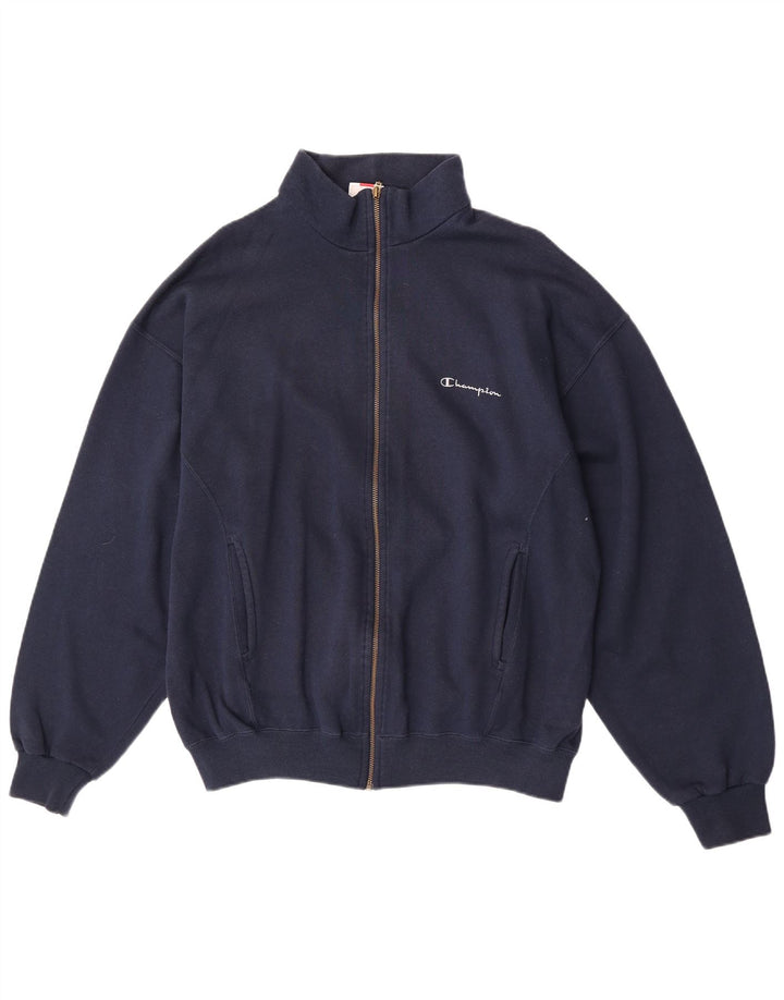 Champion Chaqueta De Chándal Para Hombre XL Algodón Azul Marino