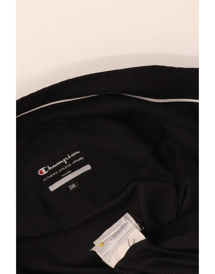 Champion Chaqueta de chándal para hombre 3XL Poliéster negro