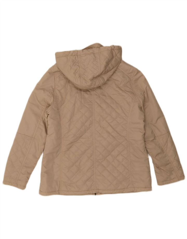Marks & Spencer Chaqueta Acolchada con Capucha para Mujer UK 40 Medium Beige