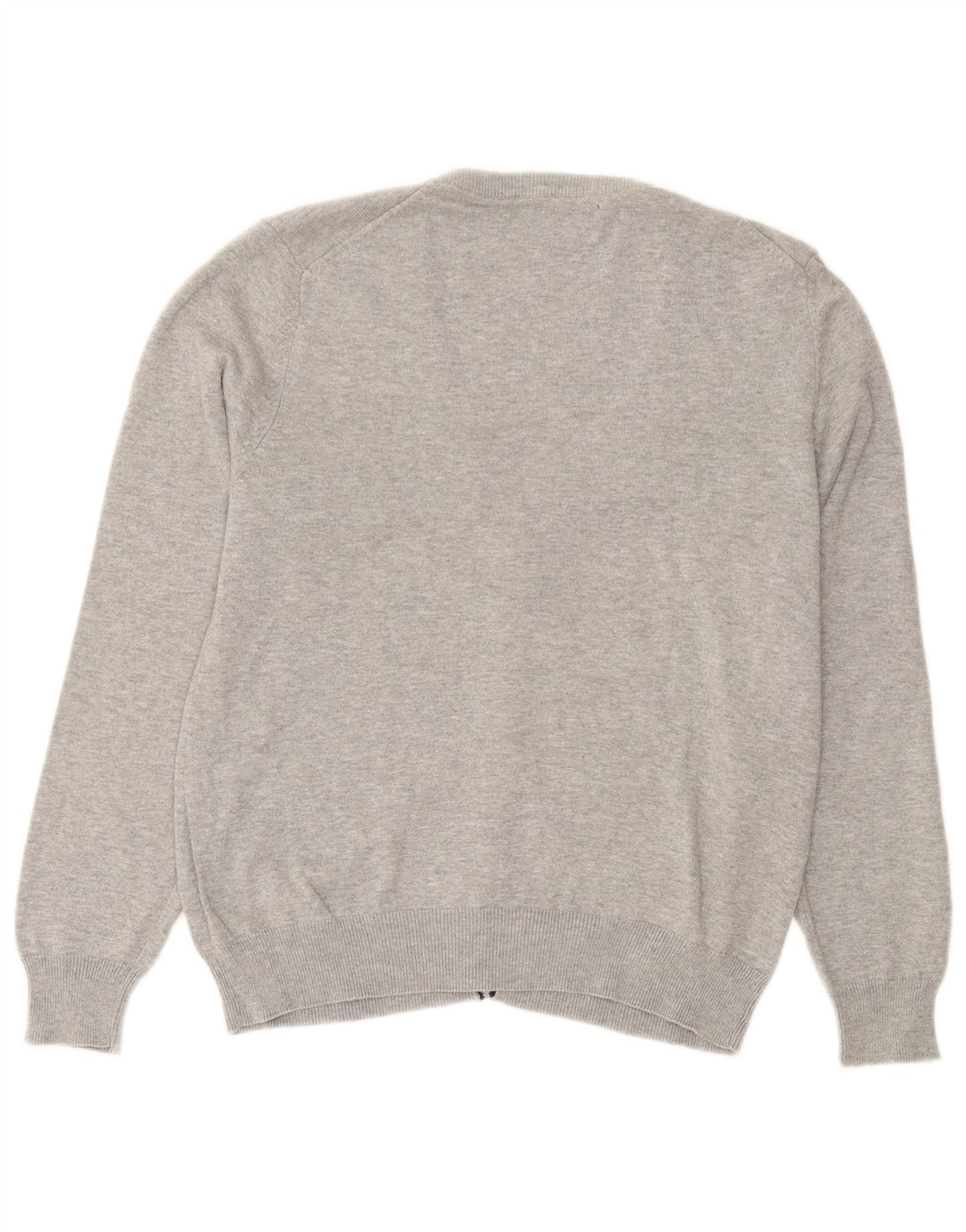 Kappa Hombre Cárdigan Suéter Pequeño De Algodón Moteado Gris