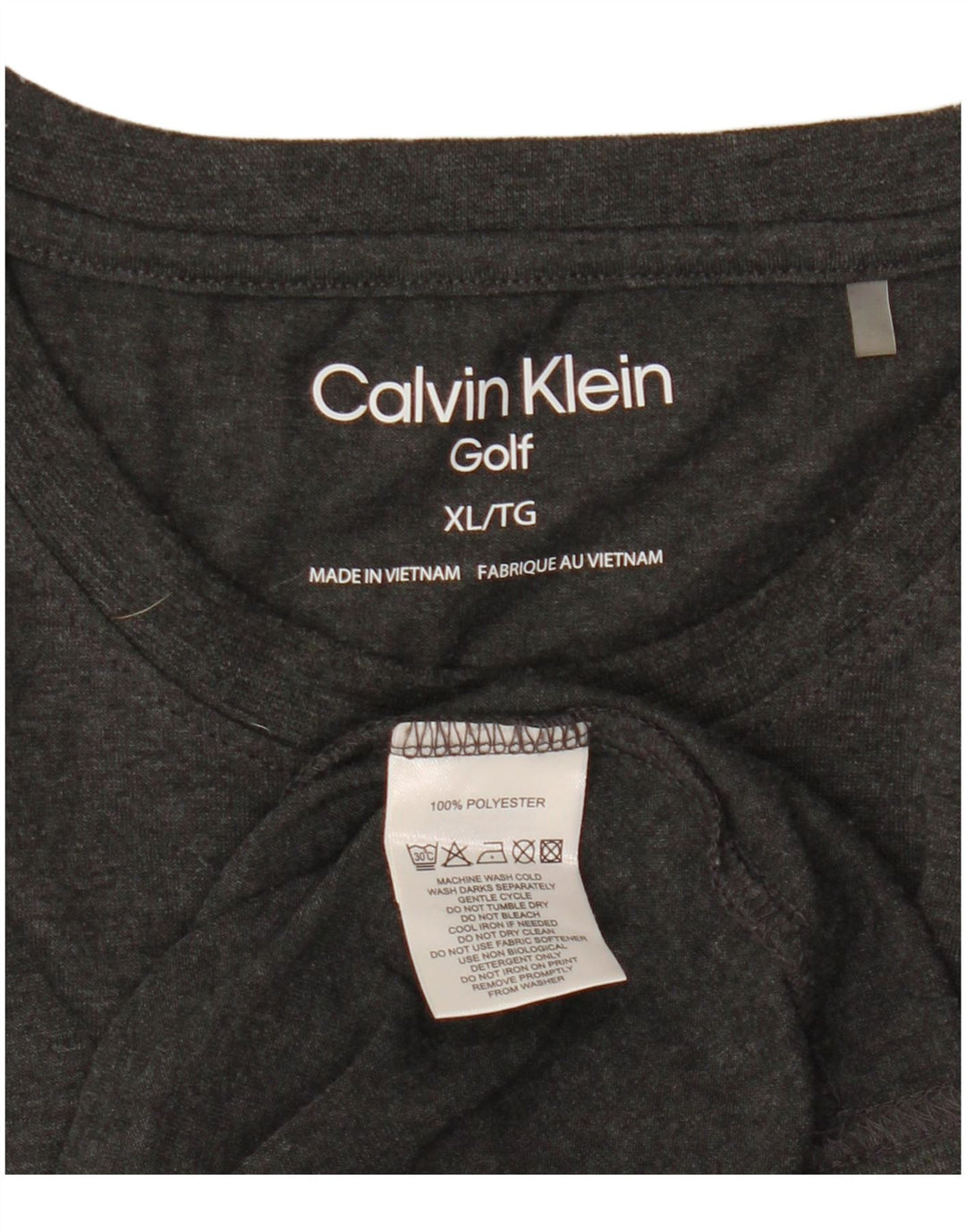 Calvin Klein Camiseta Hombre Top XL Poliéster Gris