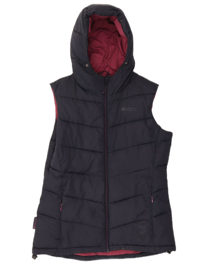 Chaleco acolchado para mujer Mountain Warehouse UK 40 Mediano Azul marino Poliéster