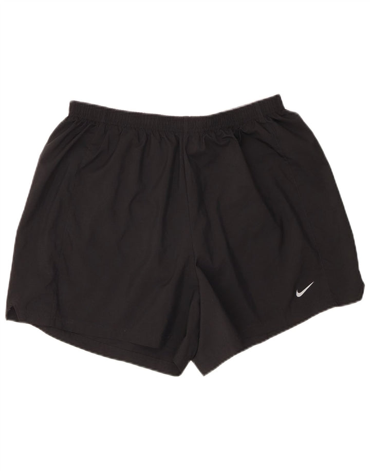 Nike - Pantalones cortos deportivos para hombre Fit Dry (poliéster), color negro