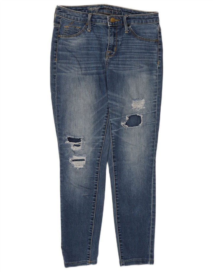 Mossimo Jeans Jegging desgastados para mujer US 2 XS W26 L25 Algodón azul