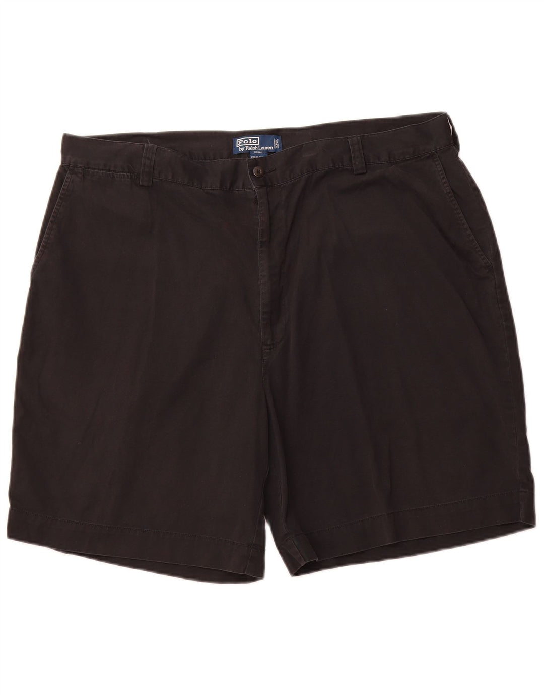 POLO RALPH LAUREN Pantalones cortos chinos para hombre W42 2XL Algodón negro