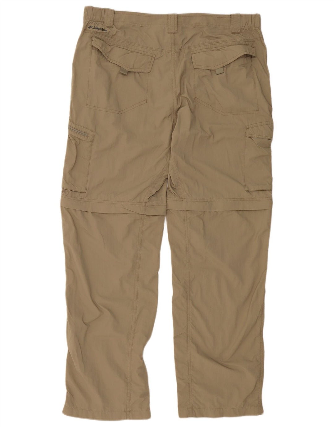 Pantalones cargo rectos COLUMBIA Omni-Shade para hombre W38 L32 Nylon beige