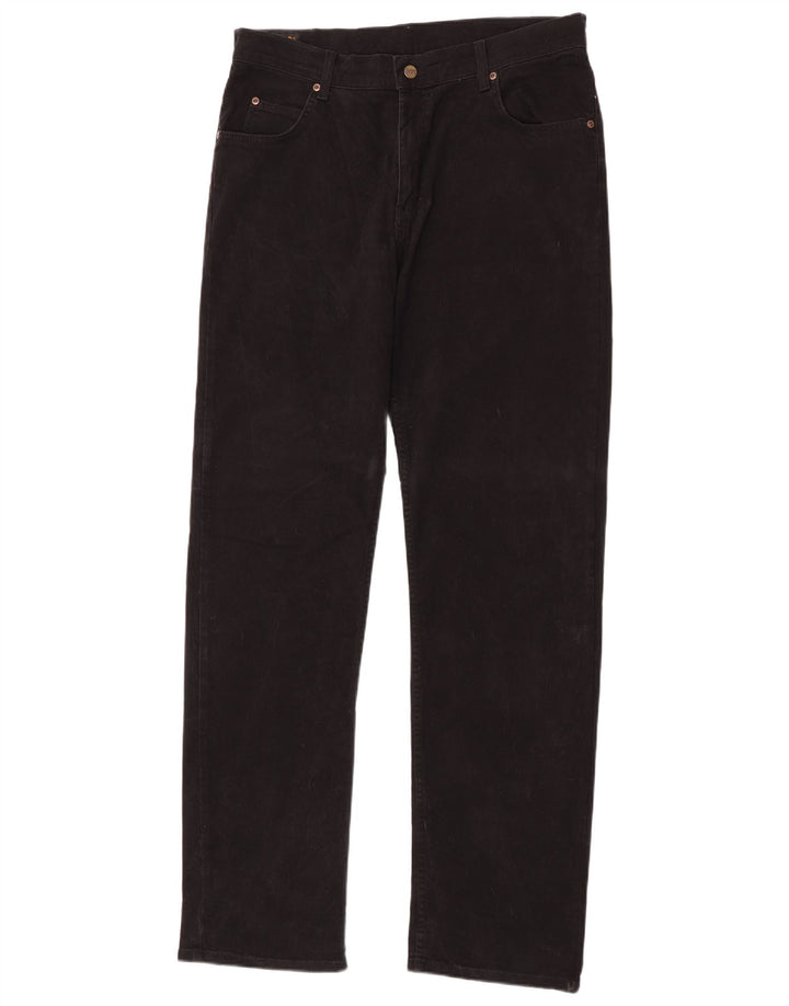 Lee Vaqueros Rectos Brooklyn para Hombre W36 L36 Algodón Negro