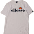 Ellesse Camiseta gráfica para mujer Top UK 44 Medium White Cotton