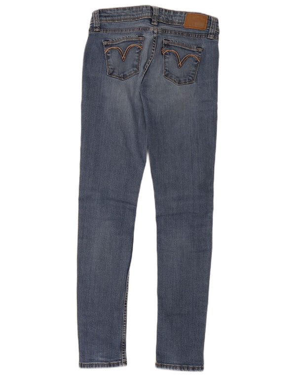 Levi's Vaqueros pitillo de cintura baja con curva ligera para mujer W26 L32 Algodón azul
