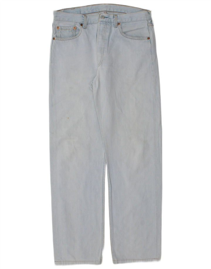 Levi's Hombre 501 Vaqueros Rectos W33 L30 Algodón Azul