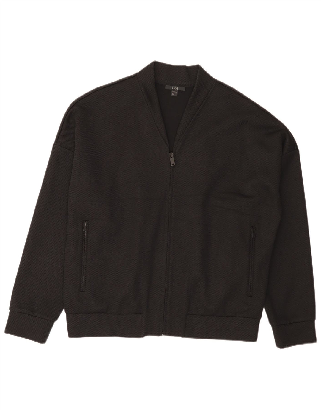 Cos Chaqueta Bomber para Hombre UK 36 Small Viscosa Negra