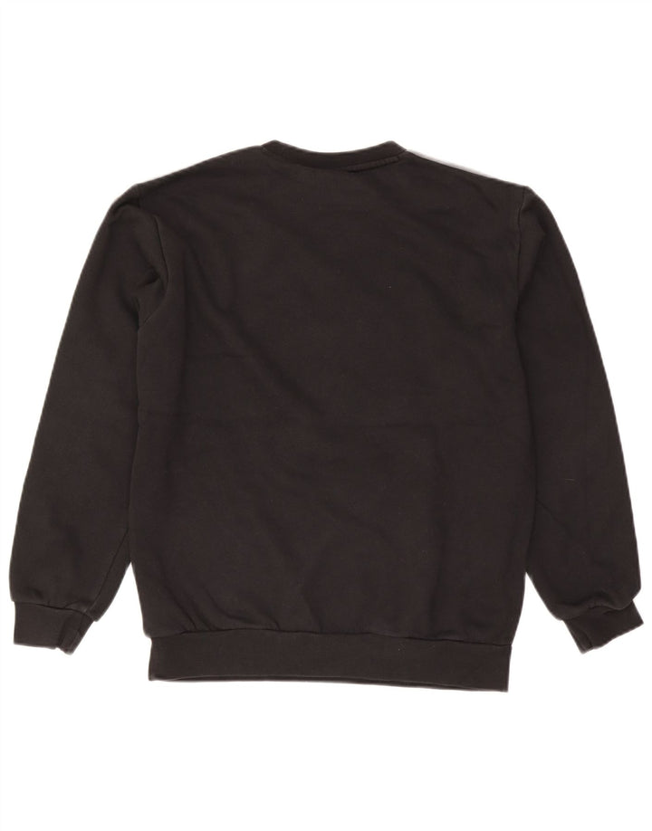 Adidas Hombre Sudadera Gráfica Jersey Pequeño Algodón Negro