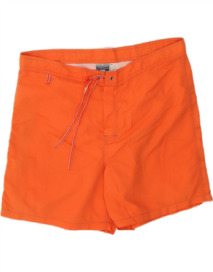 DIADORA Mens Swimming Shorts XL W38 Orange Polyamide Vintage Diadora and Second-Hand Diadora from Messina Hembry 