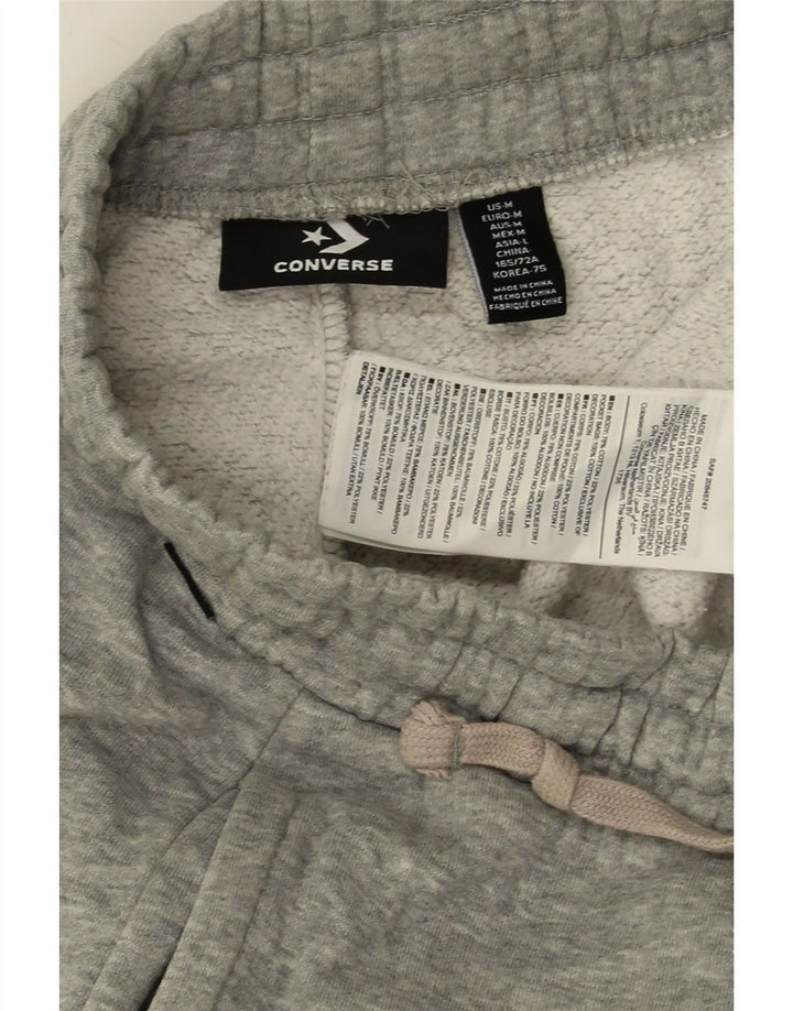 CONVERSE Pantalones de chándal para mujer Joggers UK 14 Algodón gris medio