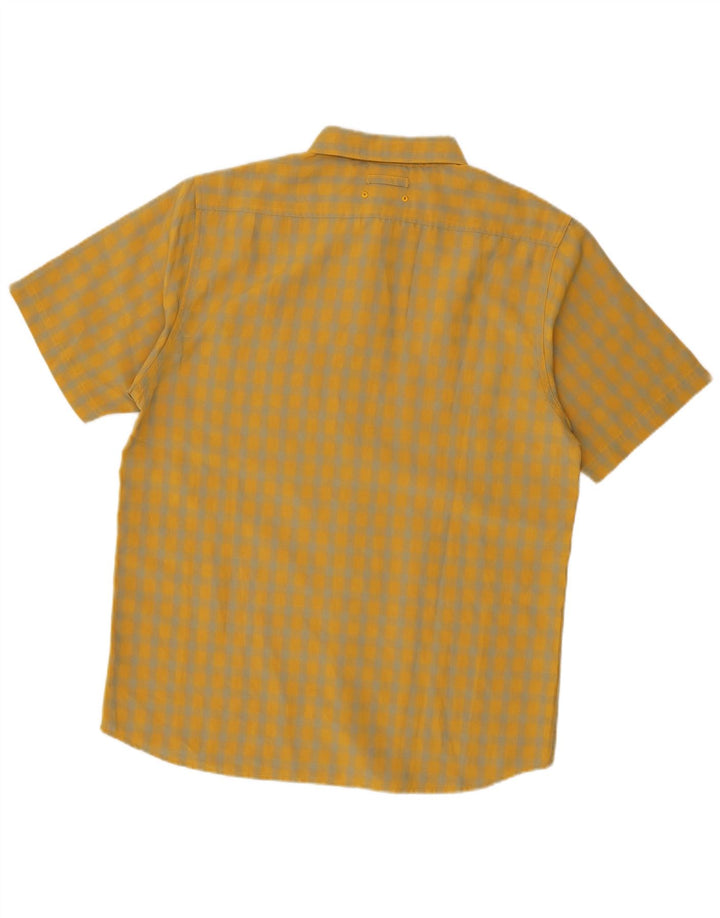 Camisa The North Face Hombre Manga Corta Medium Yellow Check Modal
