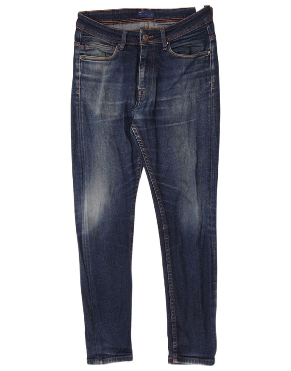 Zara Jeans ajustados para hombre EU 42 Large W32 L29 Algodón azul