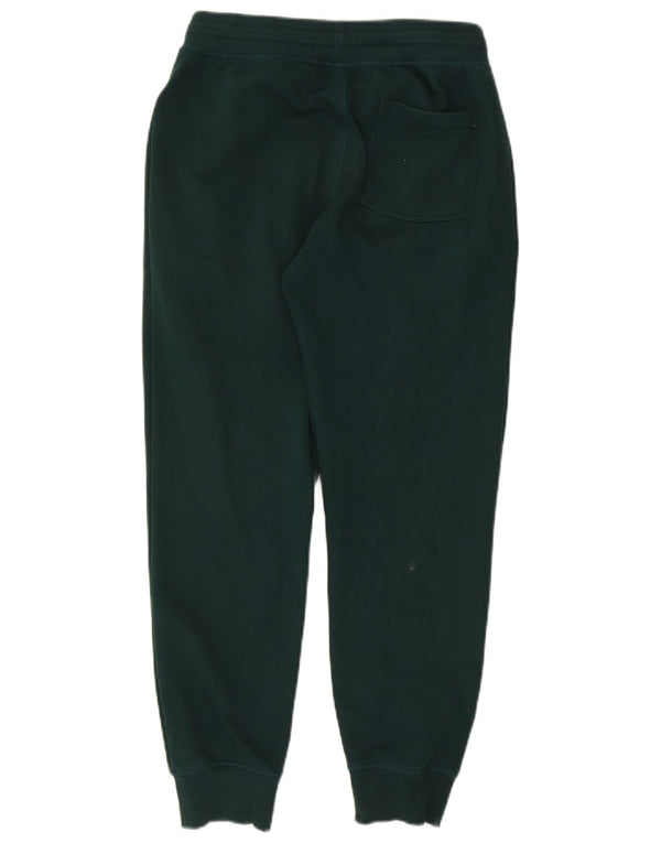 Ellesse Womens Tracksuit Trousers Joggers UK 12 Medium  Green Cotton
