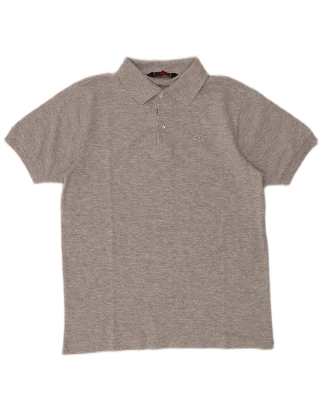 KAPPA Polo Hombre Small Gris Algodón