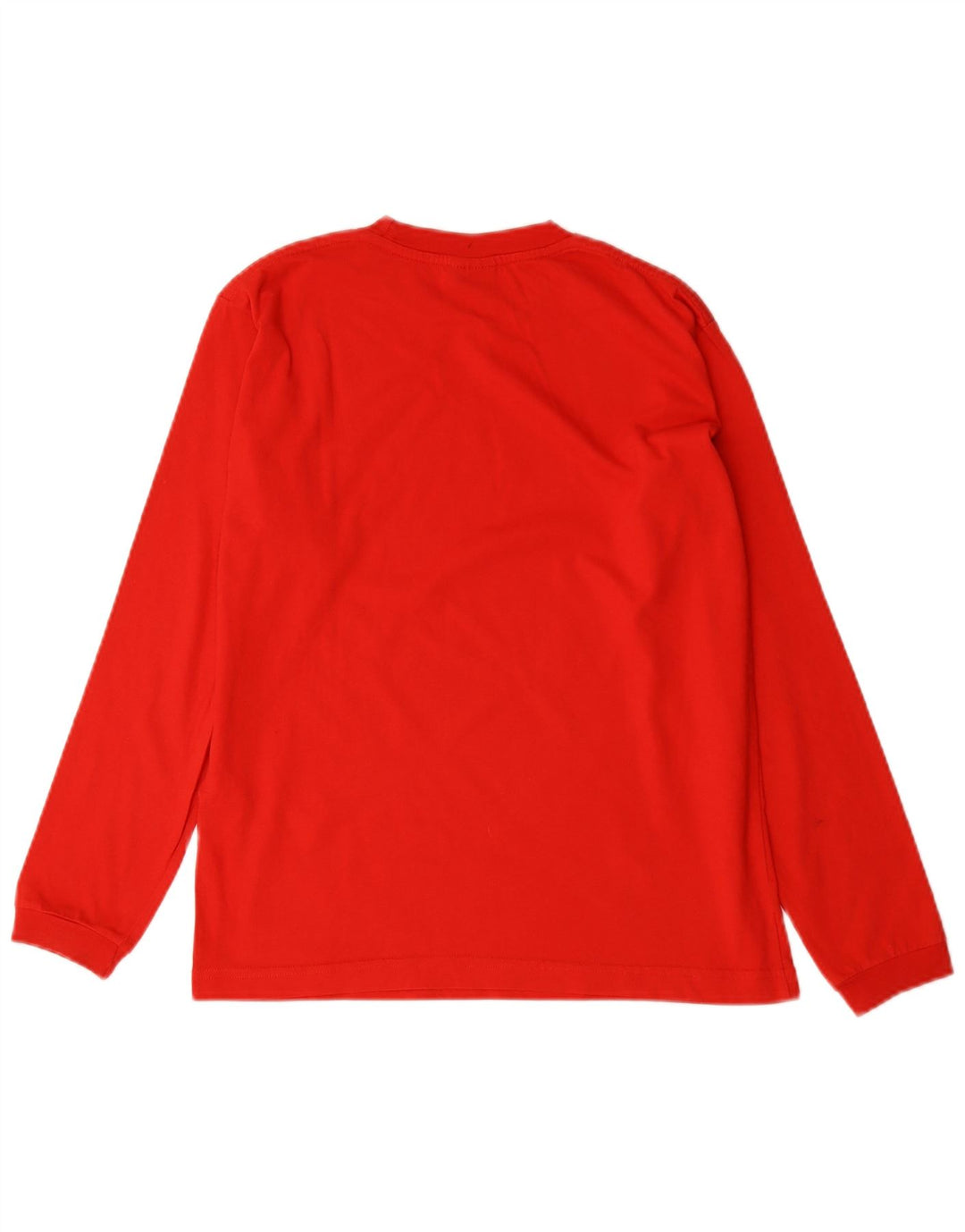 Champion Camiseta Niño Manga Larga 11-12 Años Rojo Algodón