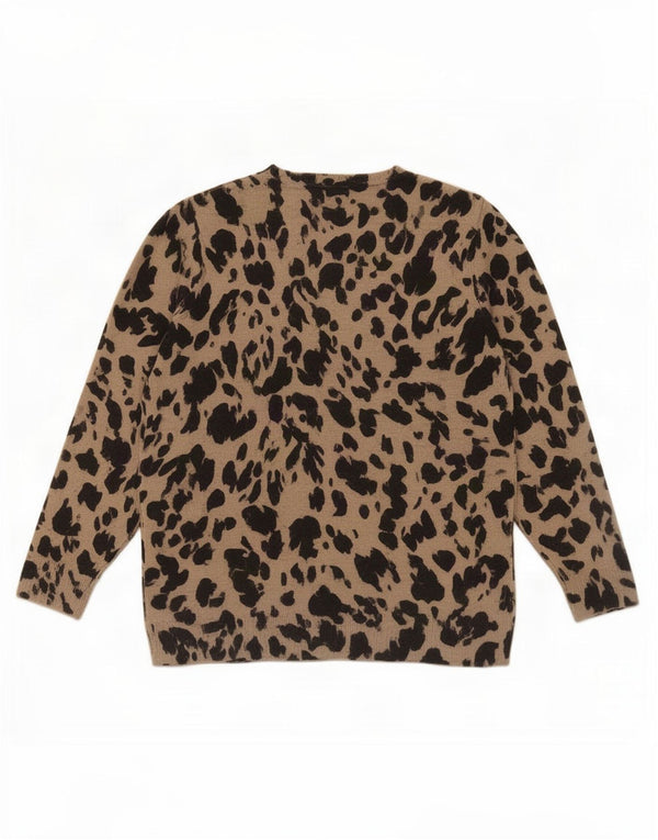 Marks & Spencer - Jersey de cuello redondo para mujer, talla 40, color beige medio